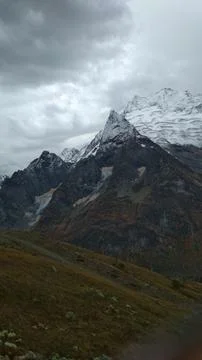 View of mountains and clouds Stock Photos