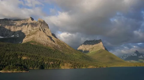 View of mountains and sea Stock Footage 55571697