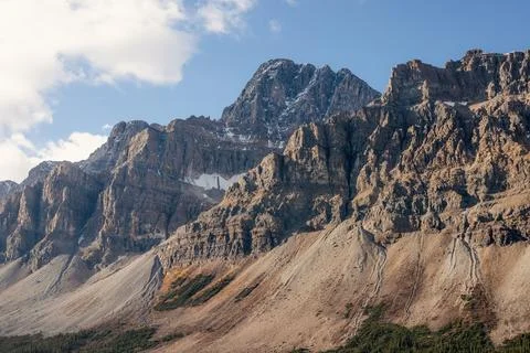 View of the mountains in Banff, Canada. Stock Photos