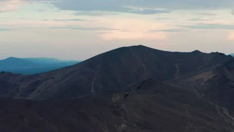 View of the mountains at dusk Video stock 167169885