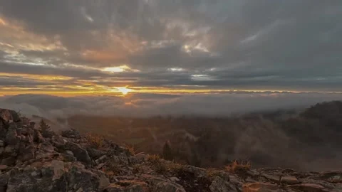 The view of the mountains Stock Footage 232968563