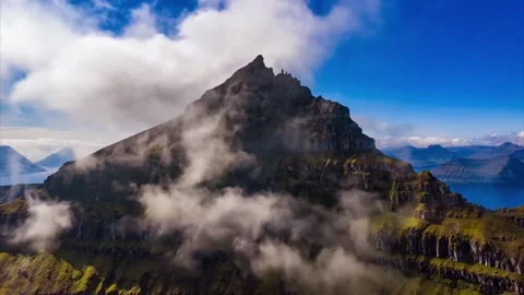 The view of the mountains Stock Footage 234250849