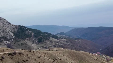 The view of the mountains Stock Footage 325860110