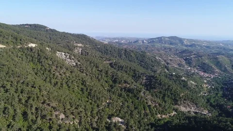 View of mountains on Mediterranean island. Stock Footage 78561083