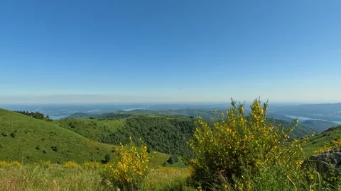 View of the mountains at Mottarone Stock Footage 263851932