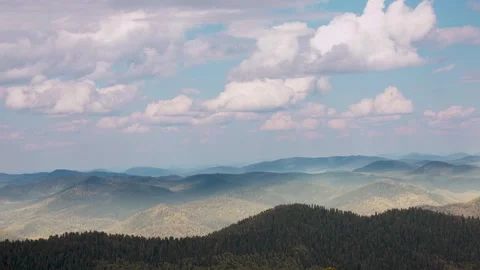 View of mountains in mountain landscape Video stock 278022415