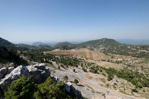 View in the mountains. Stock Photos