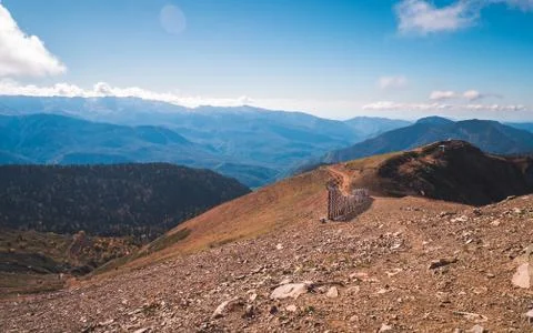 View on mountains Stock Photos