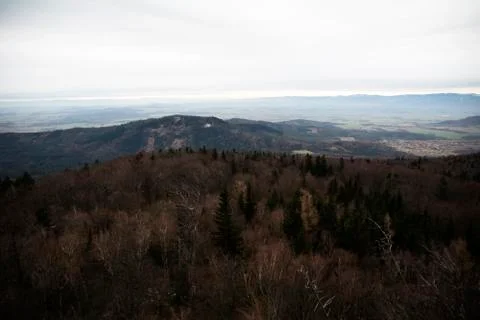 View of mountains Stock Photos