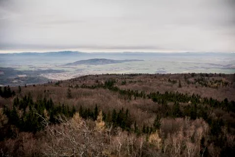 View of mountains Stock Photos
