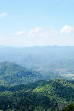 View of Mountains Foto stock