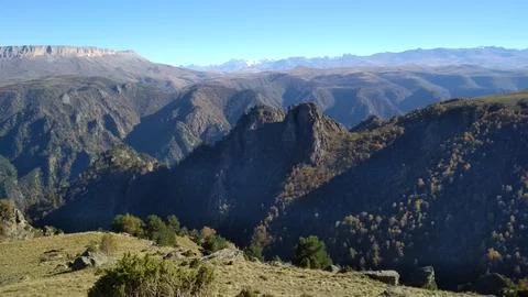 View of mountains Stock Photos