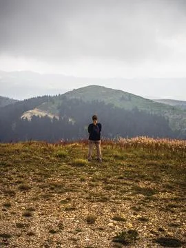 View of the mountains Stock Photos