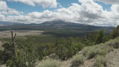 View Of Mountains From Slate Mountain- Flagstaff AZ Stock Footage 107742104