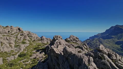 A View of the Mountains From the Top of a Mountain Video stock 276120469