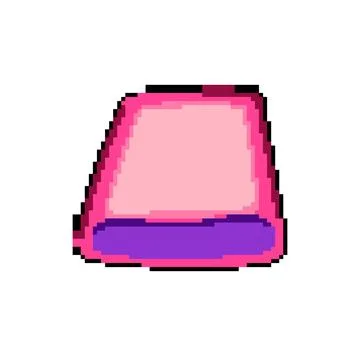 View mouse pad pixel art vector illustration Stock Illustration