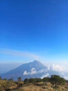 View moutan merapi Stock Photos