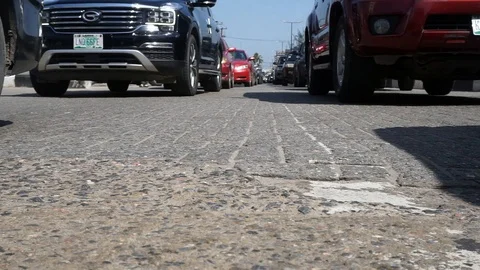 A view of moving in lagos 스톡 동영상 119970446