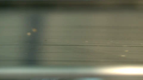 View on moving wooden panel Stock-Footage 58187987