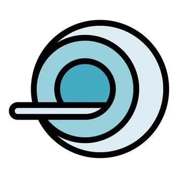 View mri icon vector flat Stock Illustration