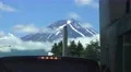 View Of Mt. Fuji From Japanese Highway Toll Booth Zoom Out 4K 4k or 4k+ Resolution