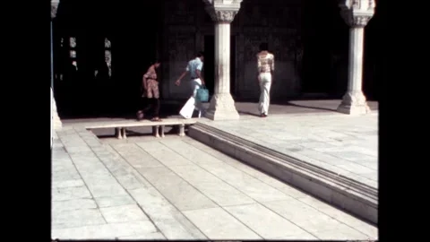 View of Mughal Mosque Stock Footage 276292457