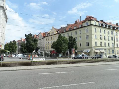 View in Munich city Stock Photos
