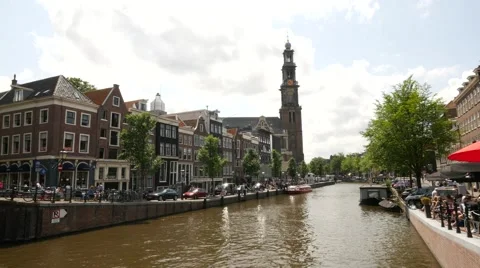 View of the Munttoren’s clockwork and carillon Stock-Footage 68963259