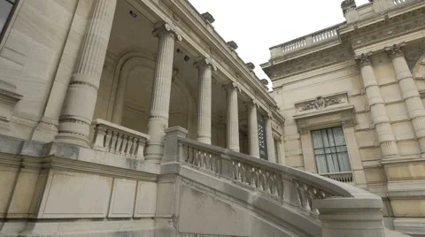 View of Musee Galliera in Paris Stock Footage 59865752