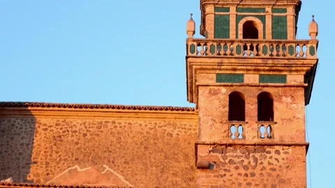 View of the museum of valldemossa Video stock 283630307