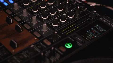View of Music Mixer. Stock Footage 56445611
