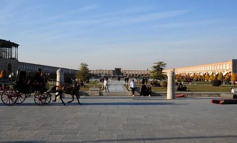 A view from Nagsh-e Jahan Square Foto stock