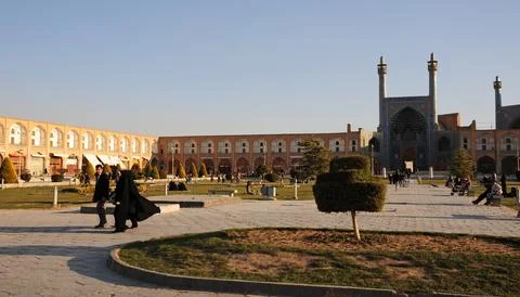 A view from Nagsh-e Jahan Square Stock Photos