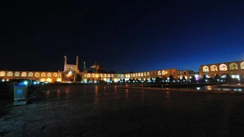 A view from Nagsh-e Jahan Square Stock Photos