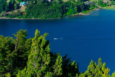 View of Nahuel Huapi Lake Stock Photos