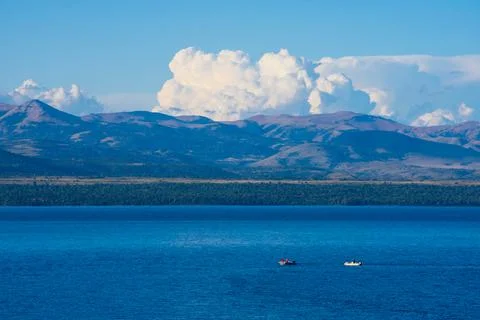 View of Nahuel Huapi Lake Stock Photos