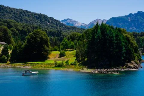 View of Nahuel Huapi Lake Stock Photos