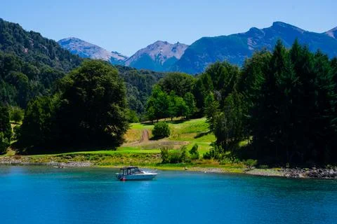 View of Nahuel Huapi Lake Stock Photos