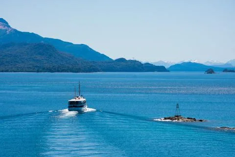 View of Nahuel Huapi Lake Stock Photos