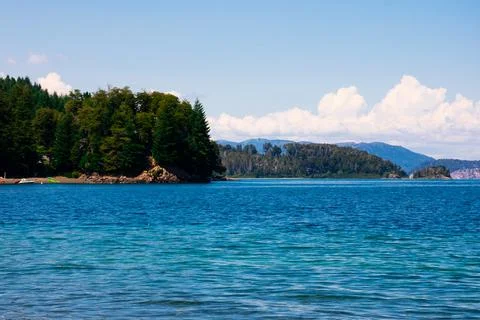 View of Nahuel Huapi Lake Stock Photos