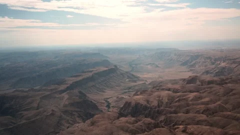 View of Namibia aerial photography Vídeo Stock 286103460
