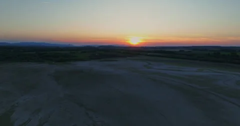 View of Nature and Forest Area During Sunset Stock Footage 274810163