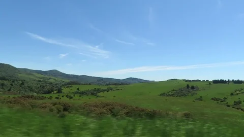 View of nature from the car  Stock Footage 120426638