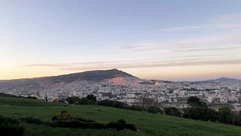 View of nature from the city side Stock Footage 244475350