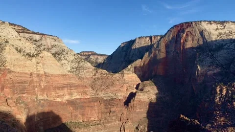 View near Angel's Landing, Zion National Park Stock Footage