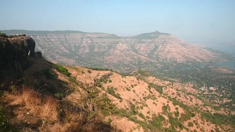 View from Needle Hole Point Stock Footage 233411434