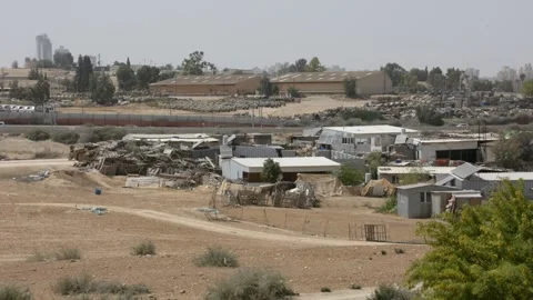 View of a neglected Arab settlement. Stock-Footage 187979067