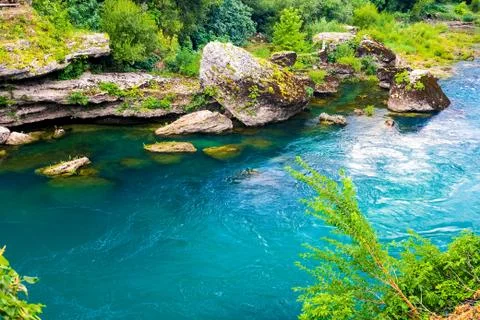 View of the Netherva River. Stock Photos