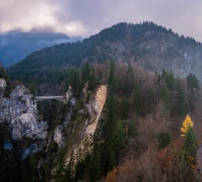 View From Neuschwanstein Castle Stock Photos