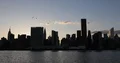 View of New York City with Iconic Office Buildings Corporate Skyscrapers Dusk Ny 4k or 4k+ Resolution